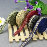 (5 หลา) 4.5M Handmade ชาติพันธุ์ปัก Webbing อินเดียลูกไม้ Trim DIY เย็บเส้นด้ายสุทธิริบบิ้นเสื้อผ้าอุปกรณ์ตกแต่ง 1.8 ซม.-EDCNM SHOP