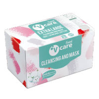 [สินค้าสมนาคุณงดจำหน่าย]V care วีแคร์ สำลีแผ่น ใหญ่พิเศษ เอ็กซ์ตร้า ลาร์จ 60 แผ่น