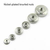 10Pcs Knurled Thin Nut M2 M3 M4 M5 M6นิกเกิล Knurled Thin Thumb Nut แบนชั้นเดียวมือแน่น Nut