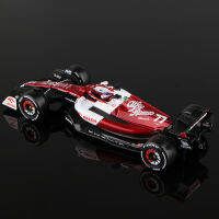 สั้นๆ1:43 Alfa Romeo F1ทีม orlen C42 #77 bottas แข่ง24 # เจ้าแม่กวนอิมสูตรหนึ่งล้อแม็กรถยนต์รุ่นของเล่นหล่อเสียง