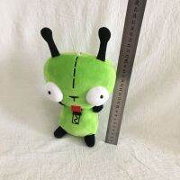 ดวงตาสีเขียวเอเลี่ยน3D 20Cm ผู้บุกรุก ZIM GIR สุนัขตุ๊กตาคริสต์มาสกวางเรนเดียร์คริสต์มาสของเล่นสะสมของเล่นยัดใส้แบบนุ่ม