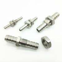 【CW】 4mm 6mm 8mm 10mm 12mm 14mm 16mm 19mm Hose Barb Bulkhead 304 Stainless Steel Barbed Tube Pipe Fitting Coupler Connector Adapter