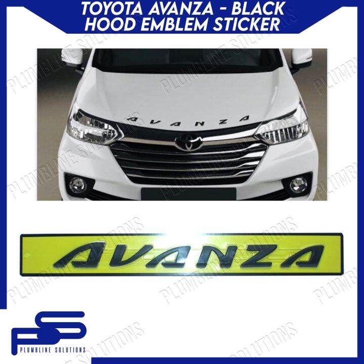 Car Hood Emblem For Toyota Cars TOYOTA INNOVA / AVANZA / RUSH Decals ...