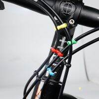 【YF】♝  10pcs MTB Brake Cable S Buckle Hose Guide Clip Clasp Cycling Accessories