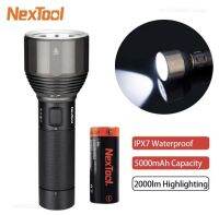 พร้อมส่ง NexTool 2000LM ไฟฉาย IPX7กันน้ำ5000MAh LED Light Type-C Quick Charge Seaching ไฟฉายสำหรับกลางแจ้ง