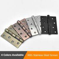 4 Inch Antique Black Hinge Heavy Duty Stainless Steel Door Hinge Furniture Accessories doors hinges