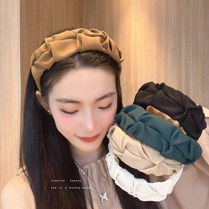 [cod Ready] Korean Wide Brimmed Sponge Headband For Women Girls