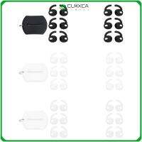 CLMXCA 3 Pairs สบาย กันฝุ่น อุปกรณ์เสริม ที่ครอบหูฟัง เคสฝาครอบป้องกัน ซิลิโคนครอบหูฟัง พร้อมกระเป๋าเก็บของ