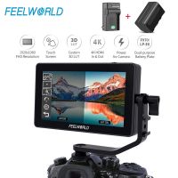 feelworld f6 plus 5 . 5 นิ้ว suppor 4k 3 d กล้อง dslr camera fielder 1080 p อุปกรณ์เสริมกล้องและขาตั้งกล้อง