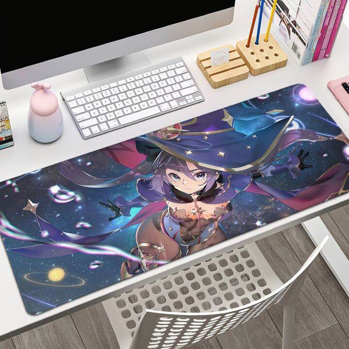 Genshin Impact Mona Animation Desktop Desk Mat Kawaii Gaming