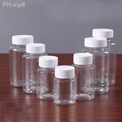 【YF】◑✥❃  10PCS 15ml/20ml/30ml/100ml Plastic PET Bottles Medicine Pill Vial Reagent Packing Bottle