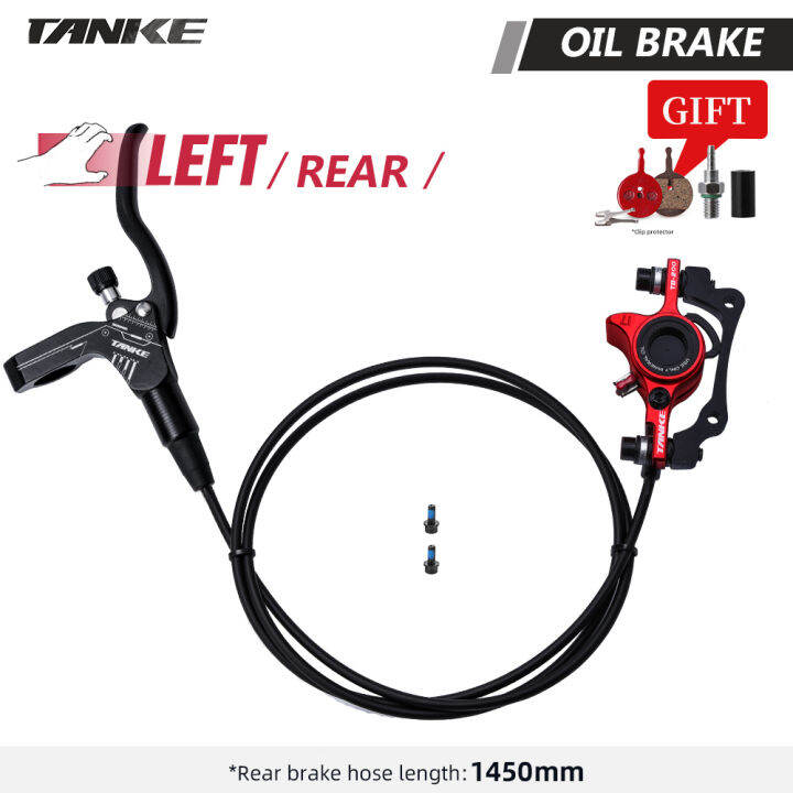 tanke-mtb-จักรยานน้ำมันดิสก์เบรก160มิลลิเมตรโรเตอร์คาลิปเปอร์ไฮดรอลิคาลิปเปอร์แผ่นด้านหน้าด้านหลังจับ-a-b-เสา-cnc-ชิ้นส่วนจักรยานขี่จักรยาน