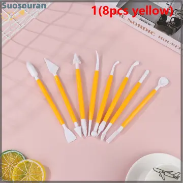 8pcs/set Plastic Clay Sculpting Set Polyform Sculpey Tools Set For