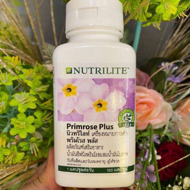 amway-แอมเวย์-นิวทริไลท์-พริมโรส-น้ำมันอีฟนิงพริมโรส-primrose-plus-พลัส-บรรจุ-120-แคปซูล-ช็อปไทย-แท้-ลดราคาถูก