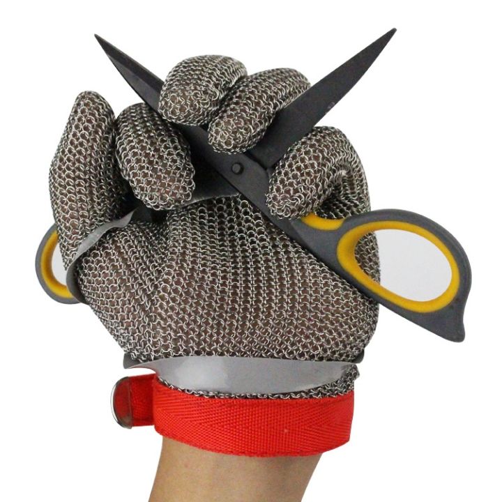 cod-304-stainless-steel-ring-anti-chainsaw-slaughtering-machinery-anti-cutting-5-wire-labor-protection