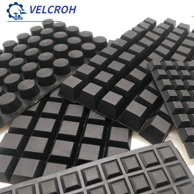 Rubber Feet Self-adhesive Furniture Pads Protectors Shock Absorber Feet Pad Vibration Absorption Rubber Anti-shock Round/Square