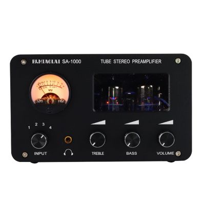 SA-1000 Audiophile Tube Preamp HIFI Amplifier Sound Audio Switching Amplifier Headphone Amplifiers EU Plug