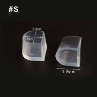 Tcare 1Pair High Heel Protectors Repair Caps Rubber Stoppers Covers to Shoe Redu