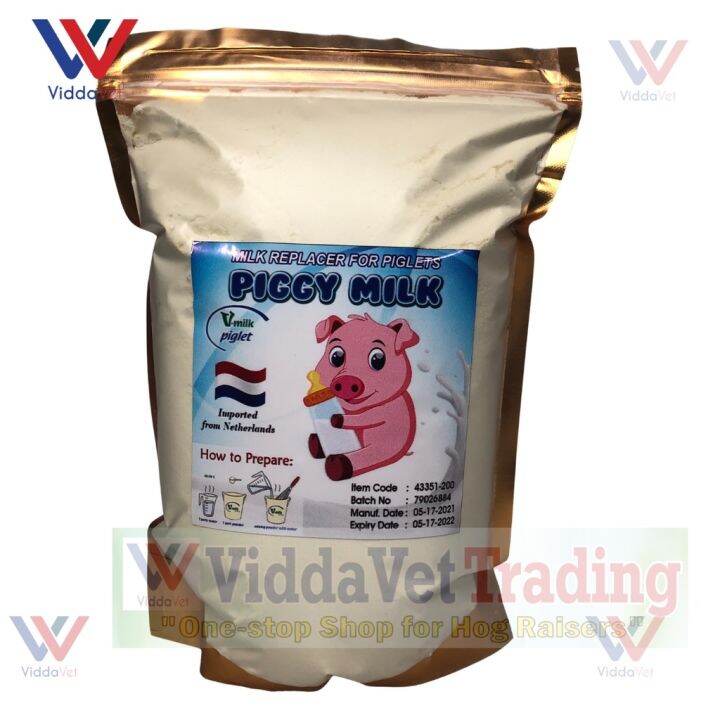 Viddavet Piggy Milk milk replacer for newborn pigs piglets (foster