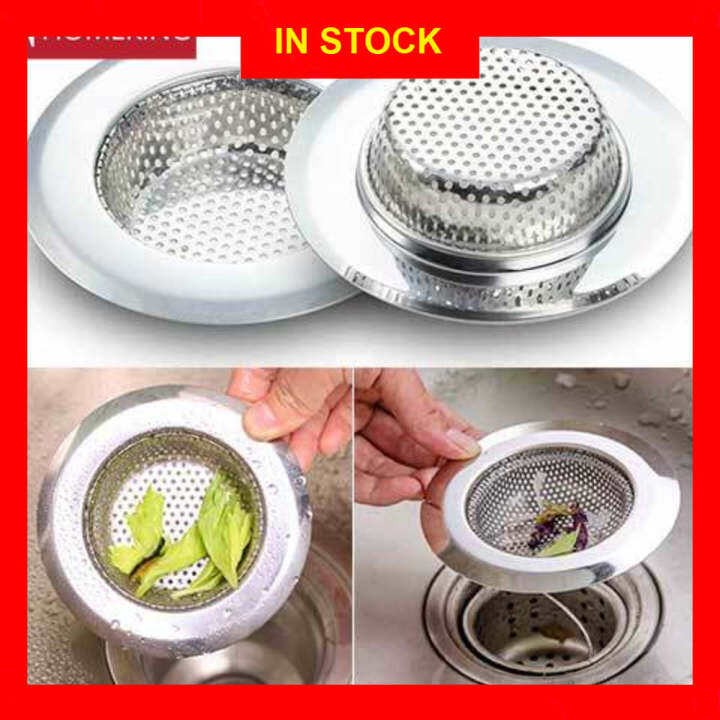 Stainless Steel Bathtub Hair Catcher Stopper Shower Drain Hole Filter ...