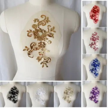 Flower Floral Applique Lace Collar Trim Embroidery Neckline Sewing Patch  DIY