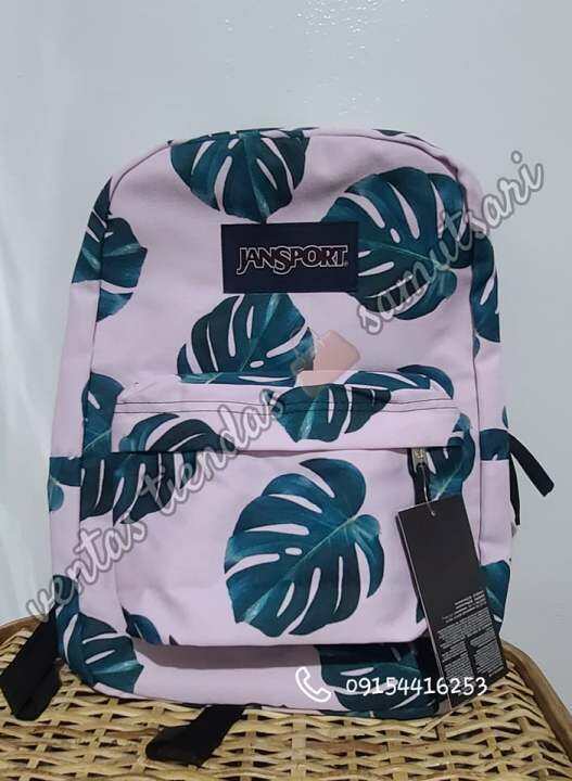 floral tropical pink large jansport backpack Lazada PH