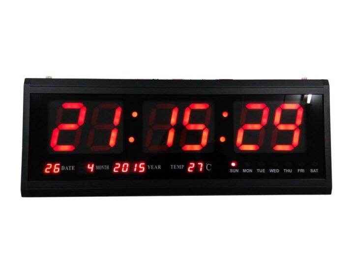 Hobar นาฬิกาดิจิตอล LED Number Clock รุ่น HB4819SM Lazada.co.th