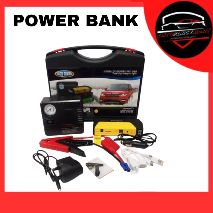 POWER BANK JUMP STARTER 30000mAh (SET) Lazada