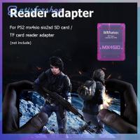 เครื่องอ่านการ์ดแบบใสสำหรับ MX4SIO PS2 SIO2SD การรักษาความปลอดภัยอะแดปเตอร์เมมโมรี่การ์ด TF ดิจิตอล