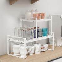 卐☄◑ Cup Rack Shelf Drain Multi-Layer Table Top Cup Storage Rack Cabinet Water Tea Cup Holder To Put Cups