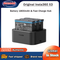 Original Insta360 X3 Battery 1800mAh Fast Charge Hub For Insta 360 One X3 Camera Accessories