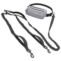 Waist Pack Running Traction Rope Outdoor Pet Products Reflective Anti Sudden Running One To Two Traction Rope Traction Belt