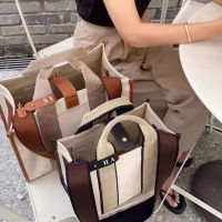 Casual ลายผ้าใบขนาดใหญ่ Tote กระเป๋าผู้หญิงกระเป๋าถือหรูหราไหล่ Crossbody กระเป๋า Big Shopper กระเป๋าเดินทาง Sac Ol 2023