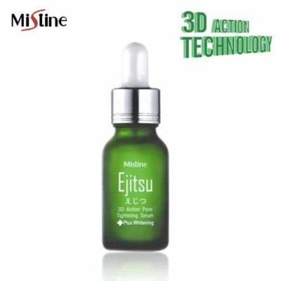 Mistine Ejitsu 3D Action Pore Tightening Serum plus Whitening 13.5 ml. มิสทีน เซรั่มบำรุงผิวหน้า เซรั่มทาหน้า (1 ขวด)