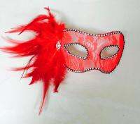 Mask small amount 35g Venetian edge high-end feather mask black multi-color optional