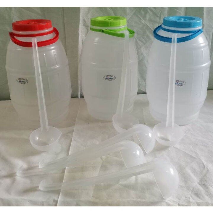 585 Frosted Jar ( Jar only / with ladle / ladle only ) 10L Lazada PH