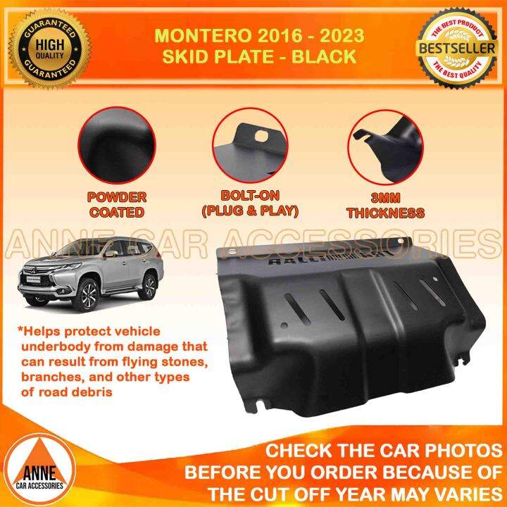 Car Skid Plate for Mitsubishi Montero 2016 2017 2018 2019 2020 2021 2022 2023 Model RalliArt