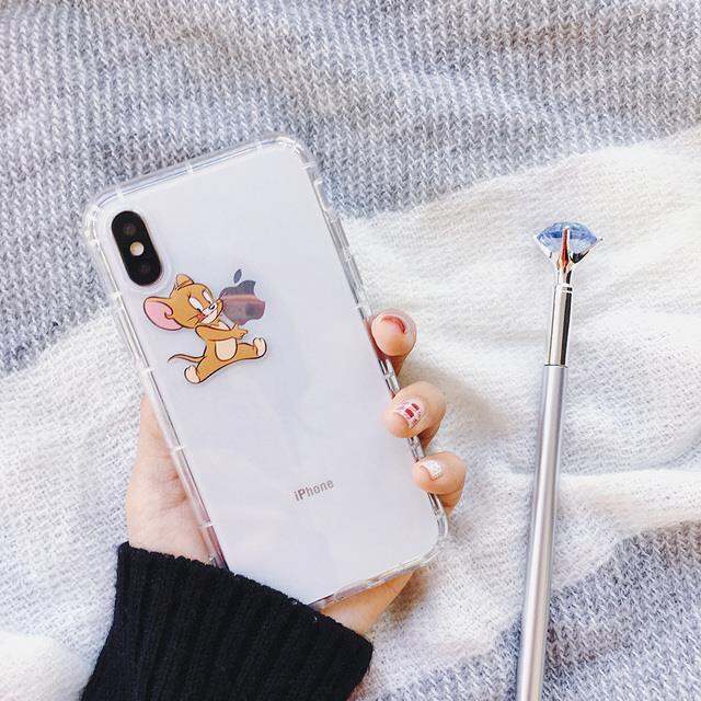 chaunceybi-เคสคู่แมวน่ารักสำหรับ-iphone-11-14-13-max-xr-x-se2-7-8-14plus-ชัดเจนเปลือกหอย-fundas