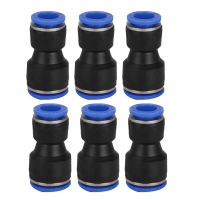 100PC Lot PG4-6Mm 6-8Mm 6-10Mm Air Pneumatic Fitting Plastic One Touch Into Straight Fittings PG6-4