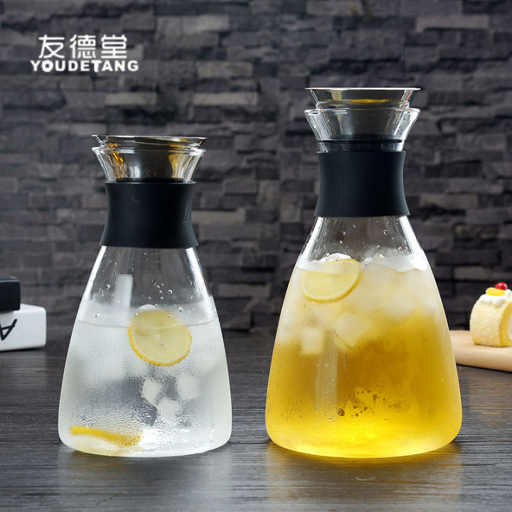 large-capacity-kettle-drip-free-glass-pitcher-with-lid-high-temperature-resistant-household-ice-tea-jar-cold-water-jug