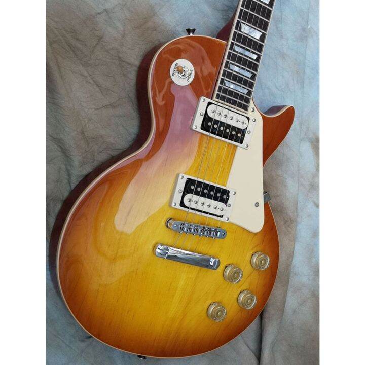 Gibson Les Paul Standard Electric Guitar Honey Burst Solid Maple Cap