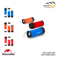 NATUREHIKE TENT CAMP LAMP WITH THREE LIGHTS  ไฟฉายพกพาสำหรับแคมปิ้ง 3 in 1 ถือได้ ตั้งได้ แขวนได้ ใช้เป็นไฟแค้มป์ได้