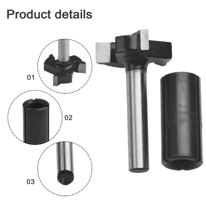 1-4-shank-cnc-spilboard-surfacing-router-bit-t-knife-เครื่องมือตัดการกัดไม้เครื่องมือช่างไม้