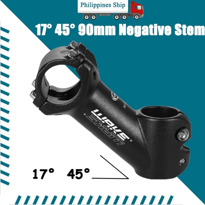 dilusso-H WAKE Negative Stem Bicycle Stem Alloy Mountain Bike 17° 25 ...