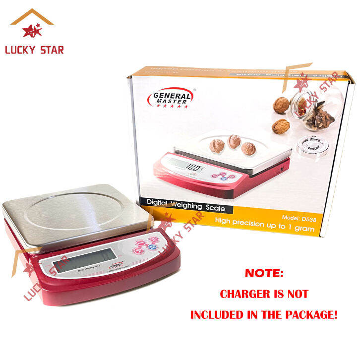 D538 5Kg High Accuracy And Precission Digital Weighing Scale Grams