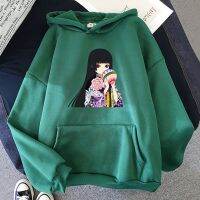 Jigoku Shoujo-sudaderas con capucha de Anime Kawaii para hombres y mujeres, ropa de dibujos animados de Manga, ropa de calle de moda, Harajuku