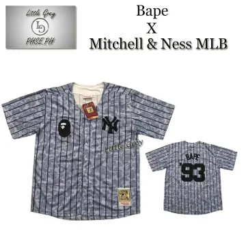 BAPE x Mitchell & Ness Yankees Jersey White Men's - FW19 - US