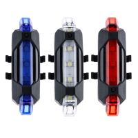 ♝✴ Portable USB Rechargeable Bike Bicycle LED Taillight Rear Safety Warning Light Taillight Lamp Super Bright Bike Accessories ASD