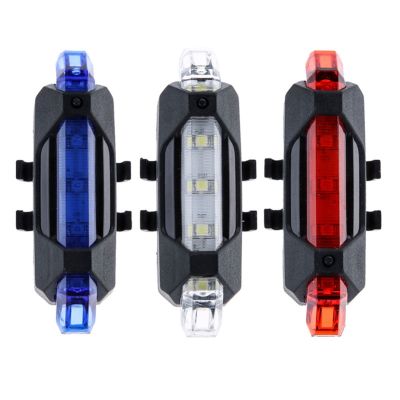 ♝✴ Portable USB Rechargeable Bike Bicycle LED Taillight Rear Safety Warning Light Taillight Lamp Super Bright Bike Accessories ASD