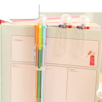 SQ Stationery [Flash Sale] ปากกาลูกลื่นหลากสีเครื่องเขียนแบบสร้างสรรค์ปากกาลูกลื่นหกสี